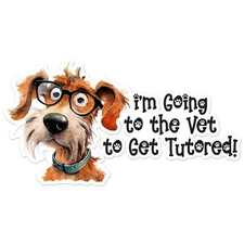 Dog Vet Neutered - Vinyl Decal Sticker - Car Window Laptop - ebn12357
