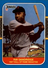 1987 Donruss Highlights Baseball Card #18 Ray Dandridge 