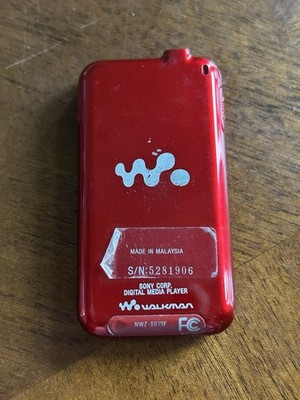 Sony Walkman NWZ-S616F MP3 Player Red Tested | eBay