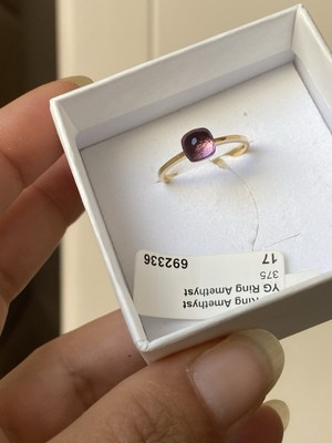 375 Gold Ring Mit Amethyst, Tchibo