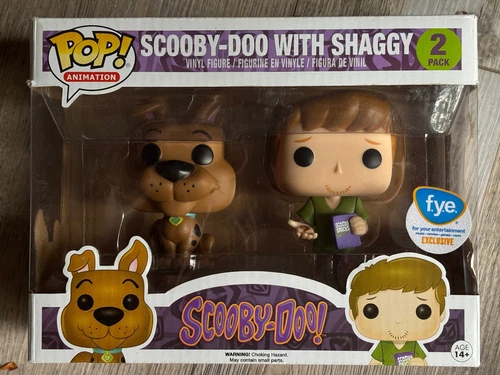 Funko POP! Vinyl Animation Scooby-Doo & Shaggy 2 Pack FYE Exclusive - NIB
