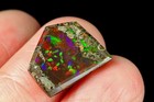 4Ct African Black Opal Play Of Color Facet Cut QSH1020 — photo 2