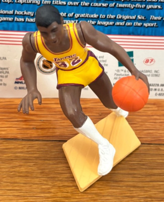 Very HTF 1991 Magic Johnson Los Angeles Lakers  Starting Lineup Loose