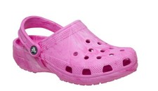 New Crocs Unisex-Adult Classic Watercolor Marbled Clogs Pink M4/W6