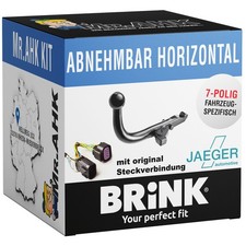 Für Peugeot 308 SW 14-21 Brink Anhängerkupplung abnehmbar mit 7pol spezifisch