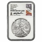 2021 Type 2 American Silver Eagle $1 Michael Gaudioso Signature NGC MS 70