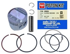 Honda CB250RS piston kit std., 19mm g/pin (1980-1984) 74.00mm bore size JAPANESE
