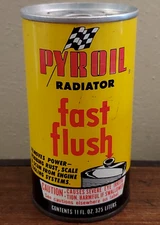 Vintage Pyroil Radiator Fast Flush Oil Can Full Unopened Radiator LaCrosse WI