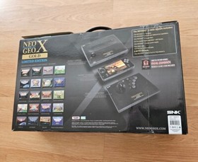 RARE SNK Playmore Neo Geo X Gold Limited Edition Black Console Brand NEW Sealed