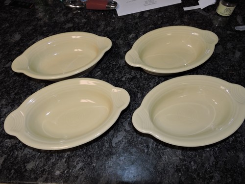 Fiestaware IVORY- Individual Casserole - RETIRED COLOR - NEW Never Used Set of 2 - Picture 5 of 5