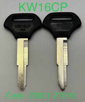 2 Key Blank 1999-2003 Kawasaki ZR7 1999+ Z750S 1999-2000