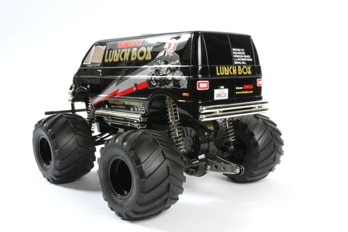 NEW Tamiya 1/12 RC Lunch Box Black Edition 2WD On-Road Monster Van Kit - Picture 2 of 10