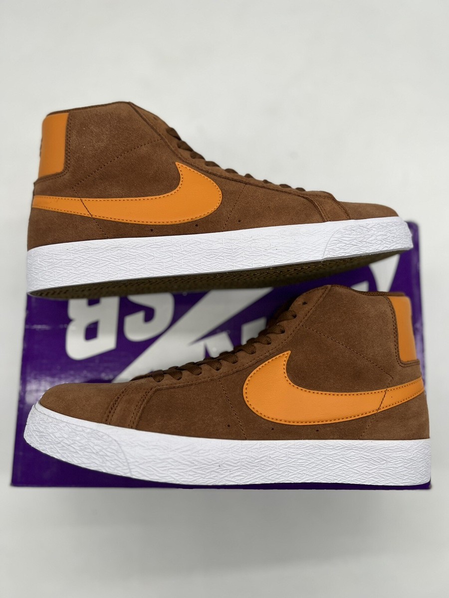 スニーカー Nike Zoom Blazer Mid SB 'Pecan Light Curry' Size 9.5 - Nike Zoom Blazer SB Mid Pecan Light Curry for