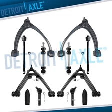 Front Upper Lower Control Arm Suspension Kit for Chevy Silverado GMC Sierra 1500