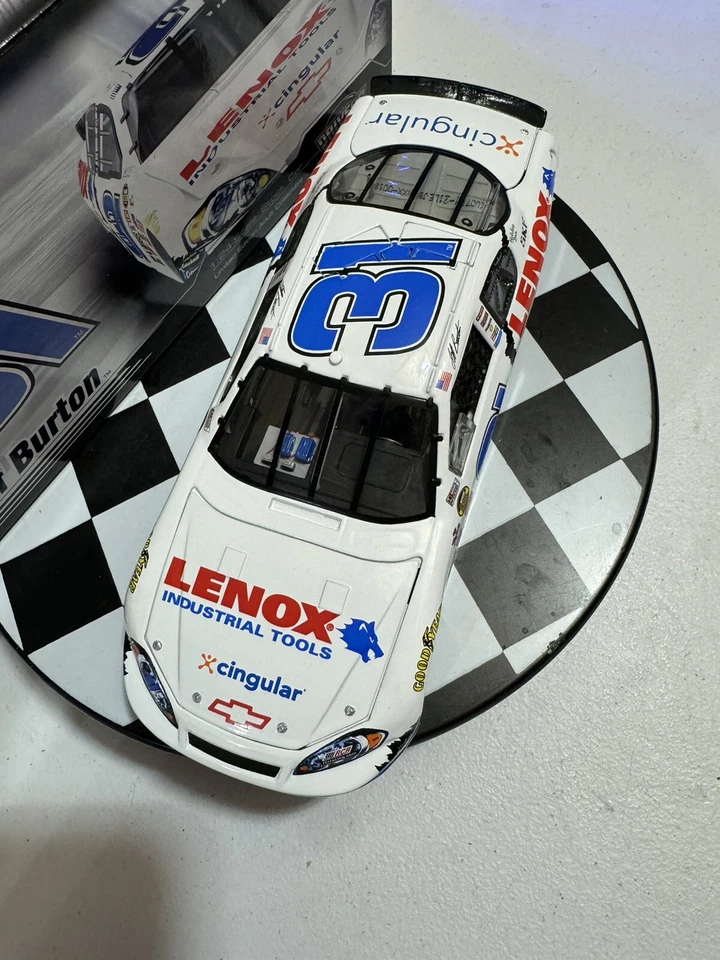 RARO* Jeff Burton #31 Lenox 2007 1/24 Nascar Diecast Foto 3 de 4
