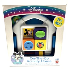 DISNEY On-The-Go Activity House Center Toys 6-24 Months Little Mickey Mouse NEW