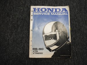 Service Repair Manuals Vtr250 19 1990 Honda Vtr250 Vtr 250 Service Shop Repair Manual Parts Accessories Service Repair Manuals Vtr250 19 1990 Honda Vtr250 Vtr 250 Service Shop Repair Manual Parts Accessories