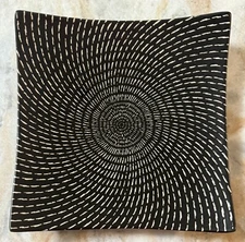 Square Dinner Plate Celestial Coal by Tabletops Unlimited 9 1/4"