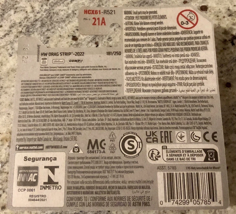 Hot Wheels ‘40 FORD PICKUP ROSSO 2022 1:64 - Immagine 2 di 2