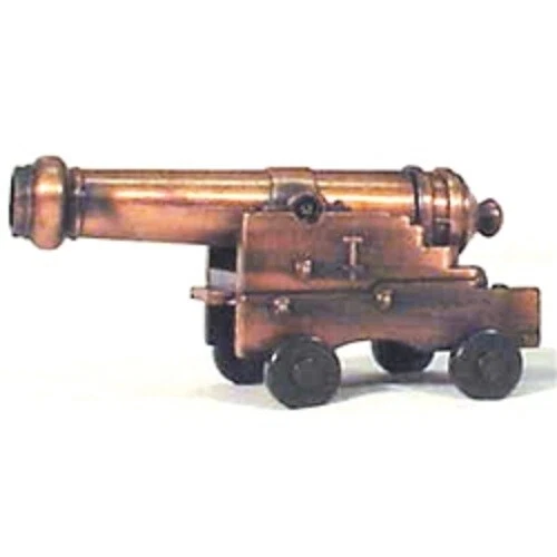 NAVAL CANNON BRONZE PLATED BARREL NEW IN BOX