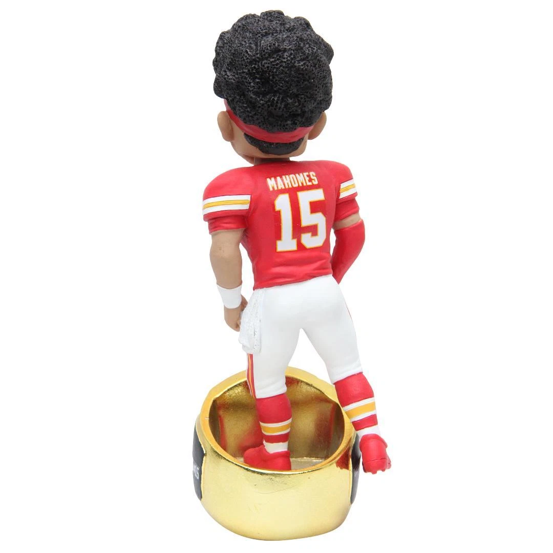 Patrick Mahomes Kansas City Chiefs Ring Base CLARKtoys Exclusive