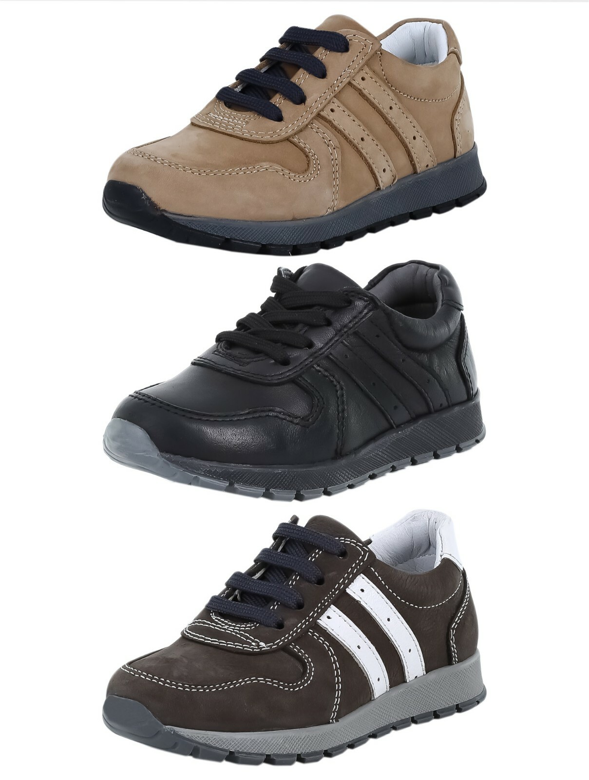 Niños Cuero Genuino Tenis Zapatos Diario Deporte Senderismo Atlético Trekking Verano