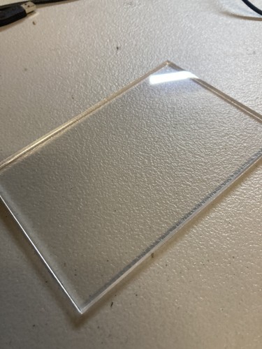 10 Pack! 4x6” clear acrylic blank 1/4” Thick - Picture 2 of 2