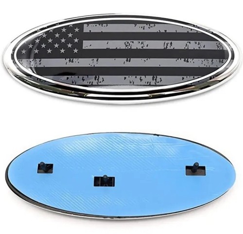 9 inch For Ford F150 Ranger Edge US Flag Front Grille Tailgate Emblem ...