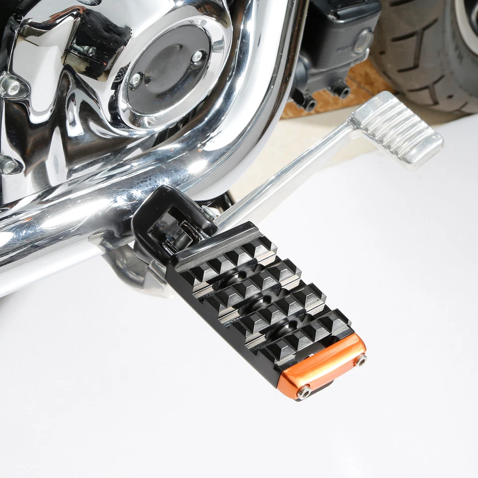 Soporte estriberas de pasajero para Harley Softail Low Rider Sport Glide 18-Up Foto 3 de 4