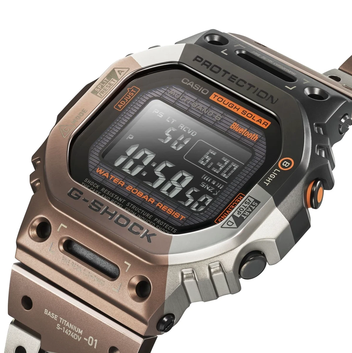 CASIO G-SHOCK GMW-B5000TVB-1JR FULL METAL Titanium Bluetooth Radio Solar  Watch