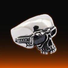 RRJ - Men's 316L Stainless Steel Biker / Punk / Skull Ring Size 8-13