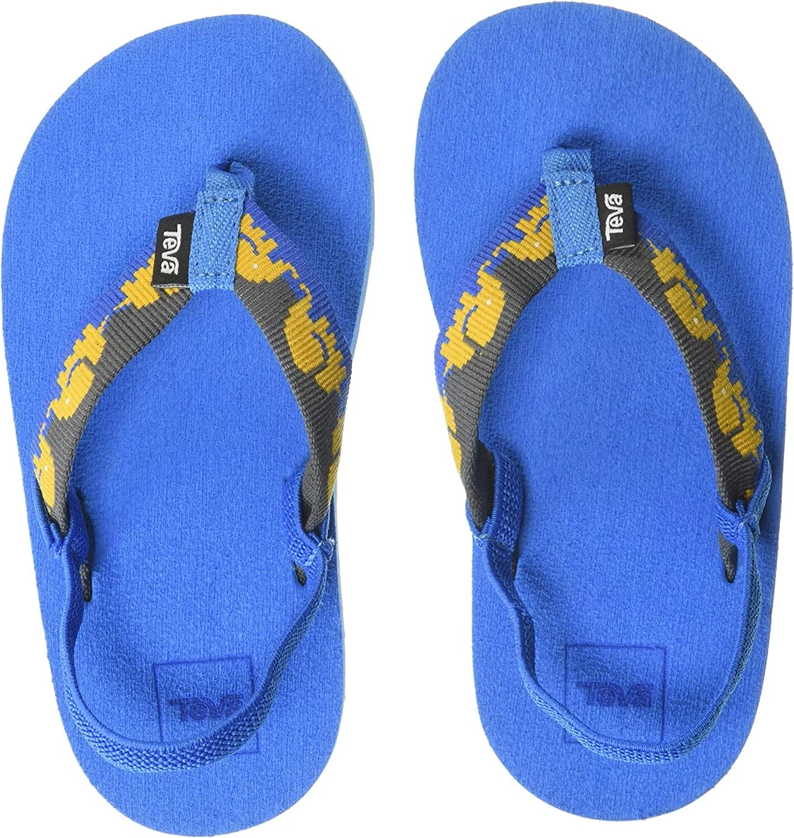 Teva Boys T MUSH II Flip Flop elephants brilliant blue 6 Medium