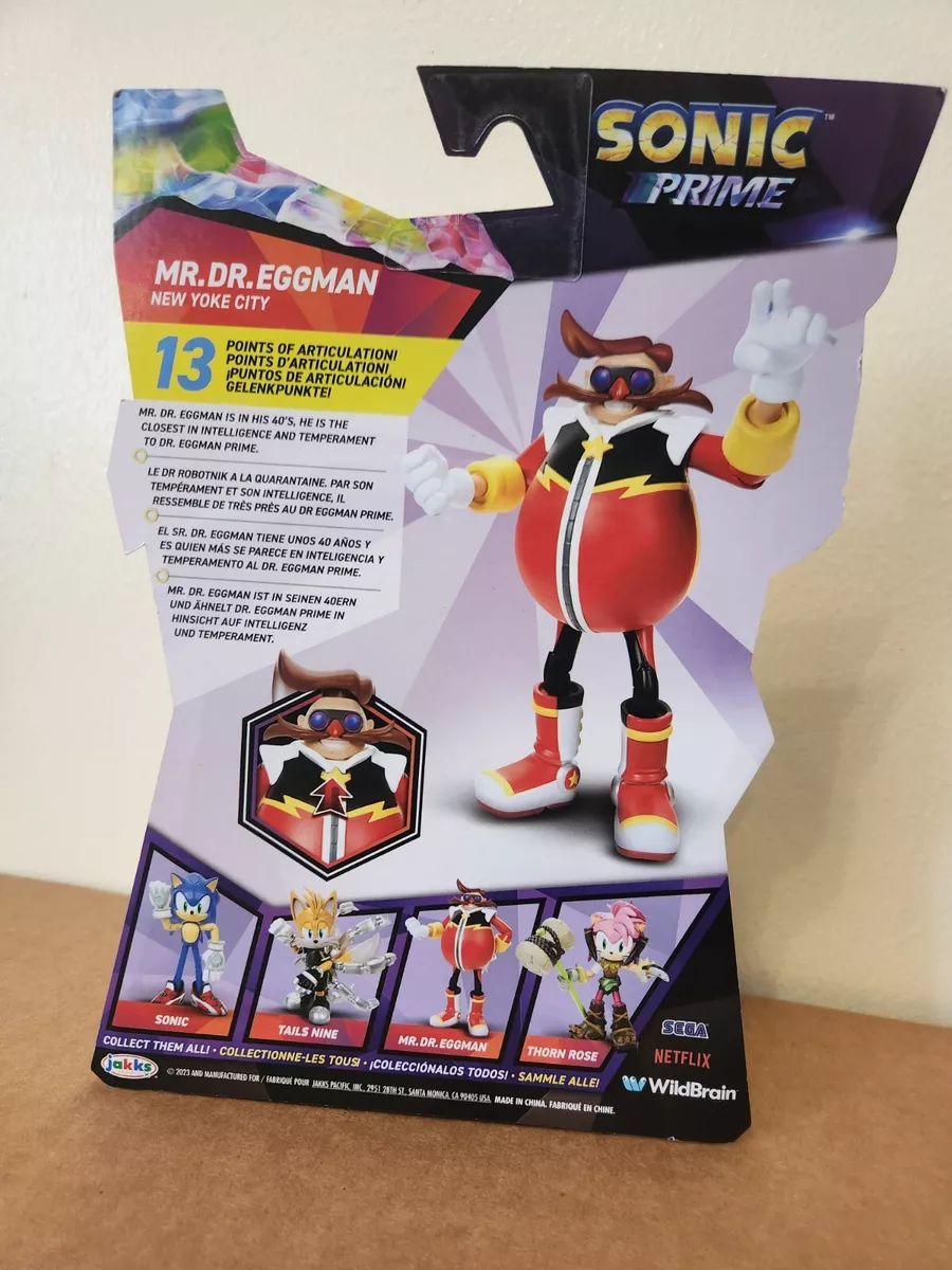 Sonic The Hedgehog Sonic Prime Mr. Dr. Eggman Action Figure