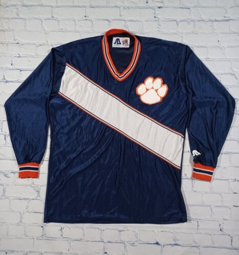 Clemson Tigers Warm Up Jersey Womens L Blue White