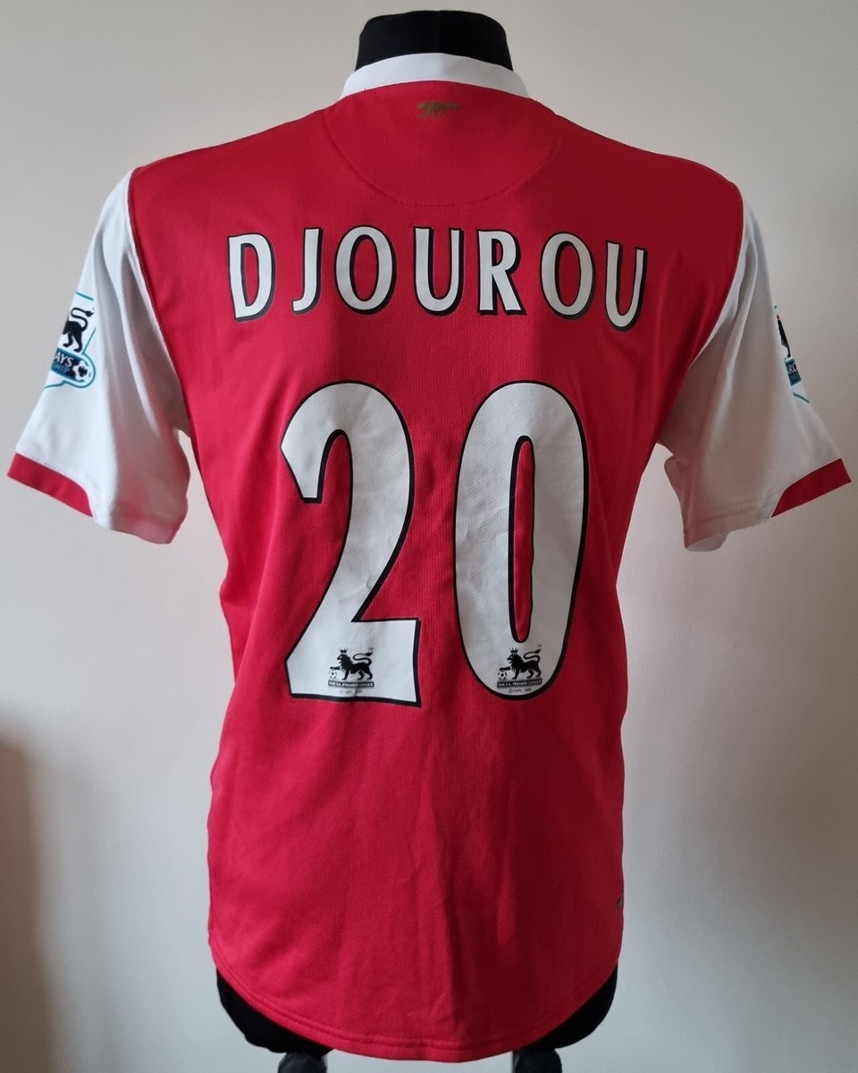 Arsenal 2006 - 2008 Home football Nike shirt #20 Djourou size
