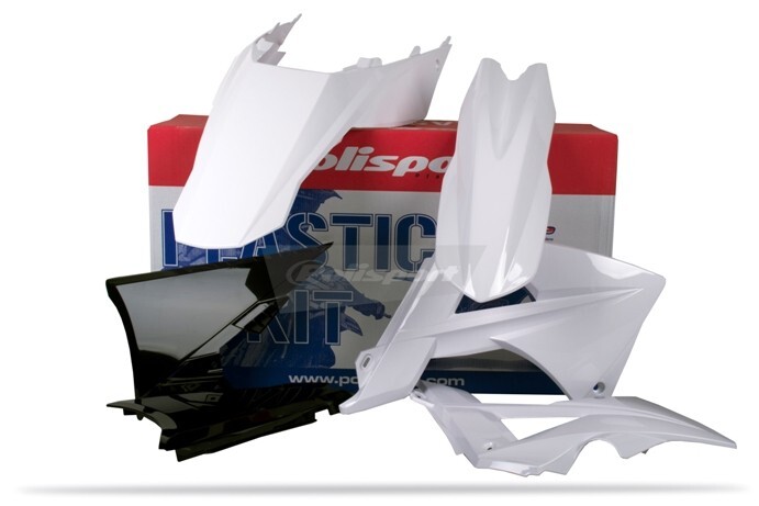 POLISPORT 8684700005 - Parafango anteriore replica OEM realizzato in plastica lucida durevole e resistente compatibile con le moto GAS GAS in colore bianco