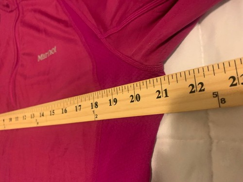 Marmot Womens 1/4 Zip Running Jacket XL Long Sleeve Hyvent Hiking Lightweight - Picture 14 of 18