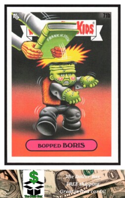 2022 Topps Garbage Pail Kids: Book Worms #71b Bopped Boris -