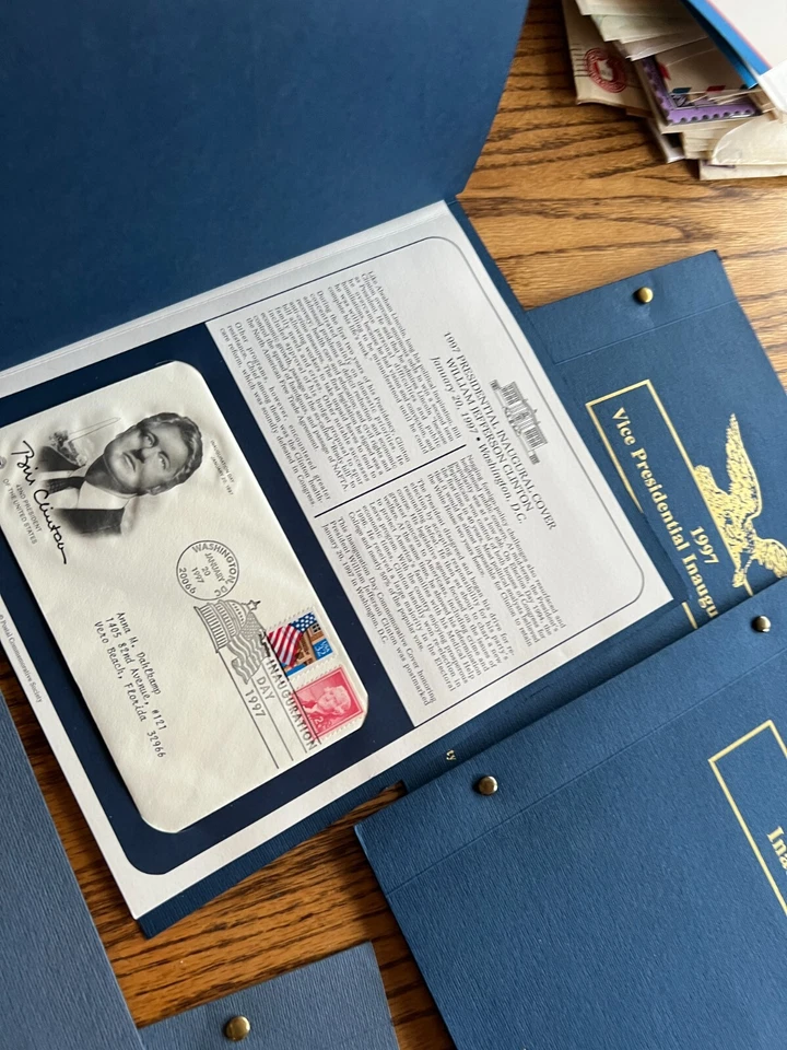 Lot of US Presidential + Vice Inaugural First Day Covers Bush Clinton Bush - Image 2 of 4