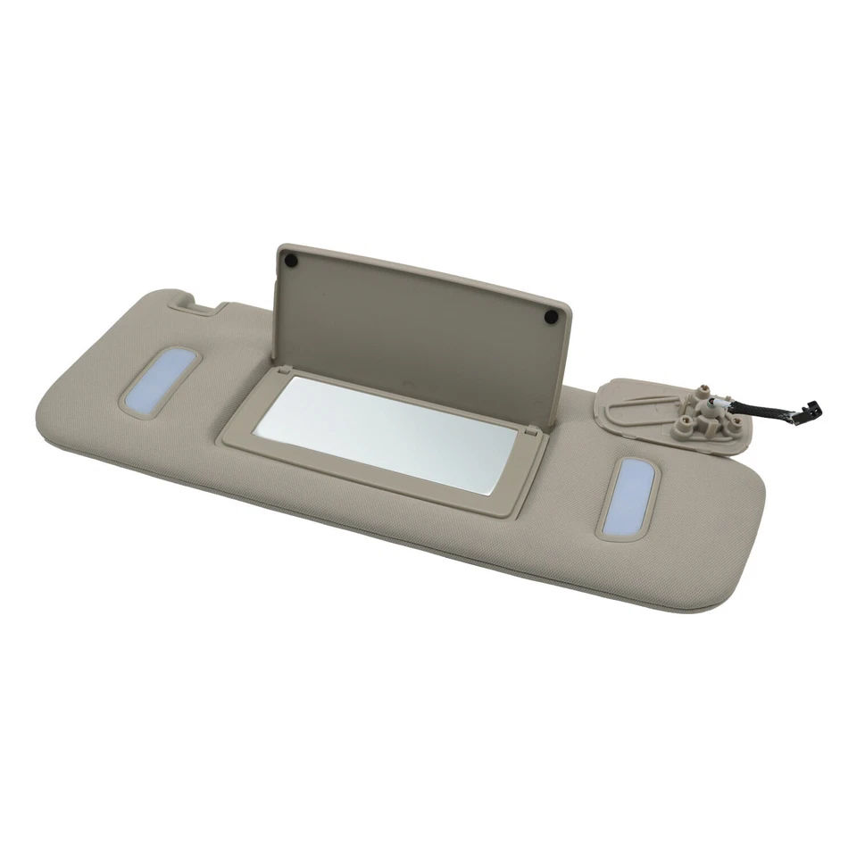 For 2007-2014 Chevrolet GMC Sierra Gray Right Side Sun Visor W/ Light 22850310 - Изображение 3 из 4