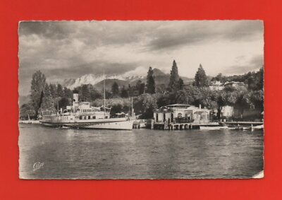 Carte Postale Ancienne – Évian-les-Bains – L'Embarcadère – Vintage