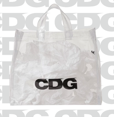 cdg transparent bag