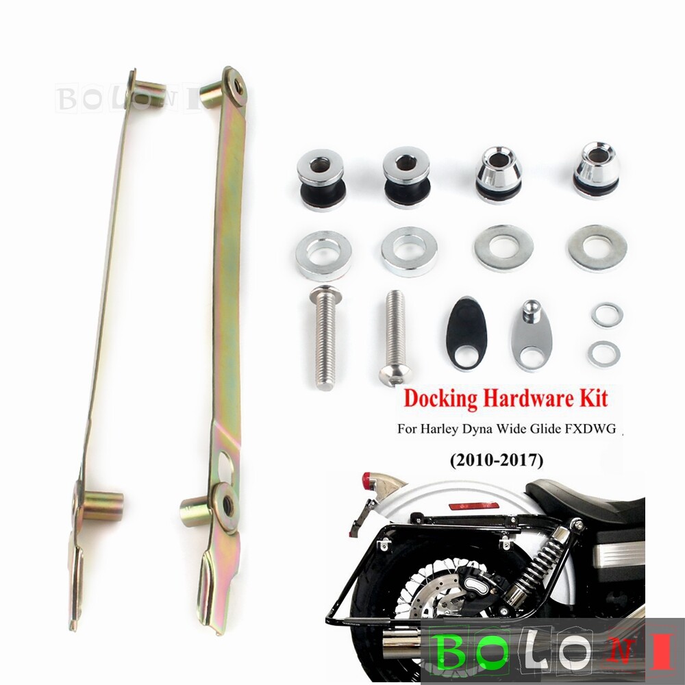 Detachable Docking Hardware Kit for Harley Dyna Wide Glide