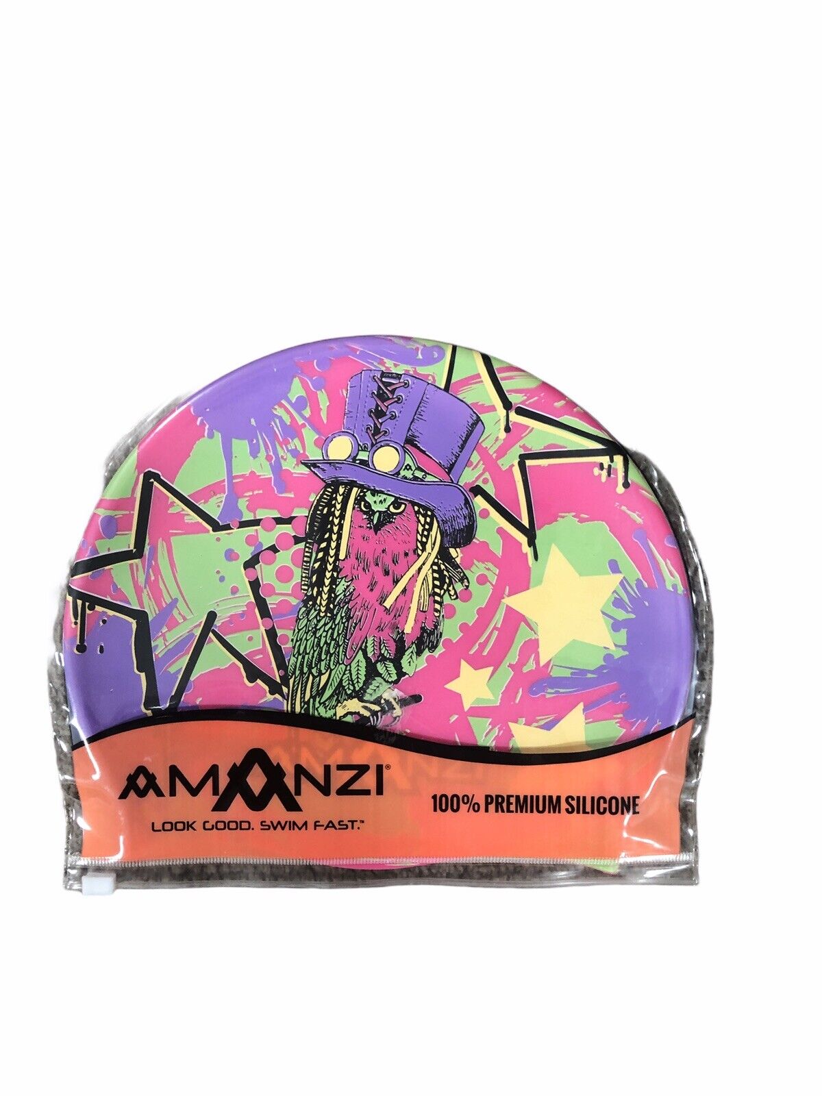 Now on sale Amanzi Retro Vintage Silicon Swim Cap Credence