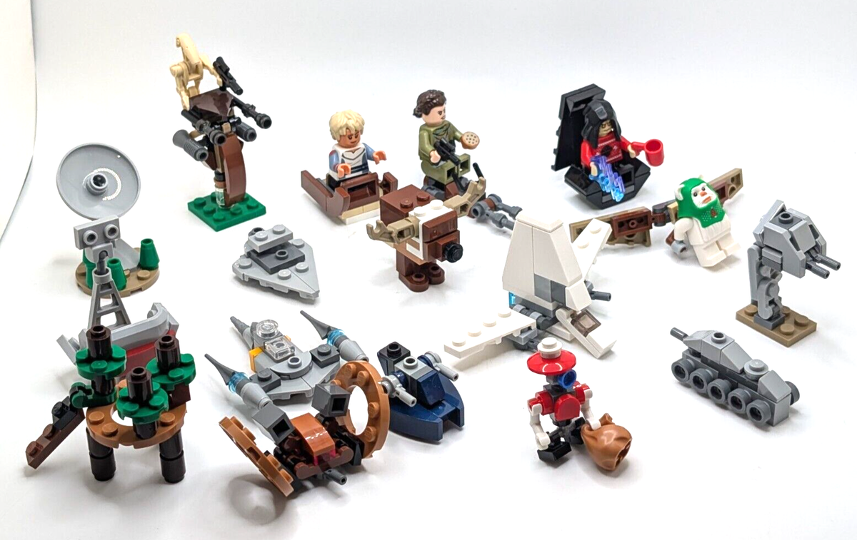 Lego 2023 Star Wars Advent Calendar 75366 Minifigures and Mini