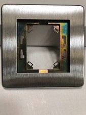 50 x Crabtree Platinum KNX 7170/EIB/SC Plate + Grid DV22236 (Box Of 50)