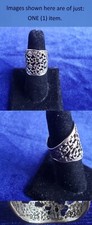 Vintage 925 Sterling Silver Filigree Size 8 Ring 25ri790