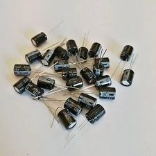 US Stock 50pcs Electrolytic Capacitors 470uF 470mfd 16V +105℃ Radial 8 x 11mm