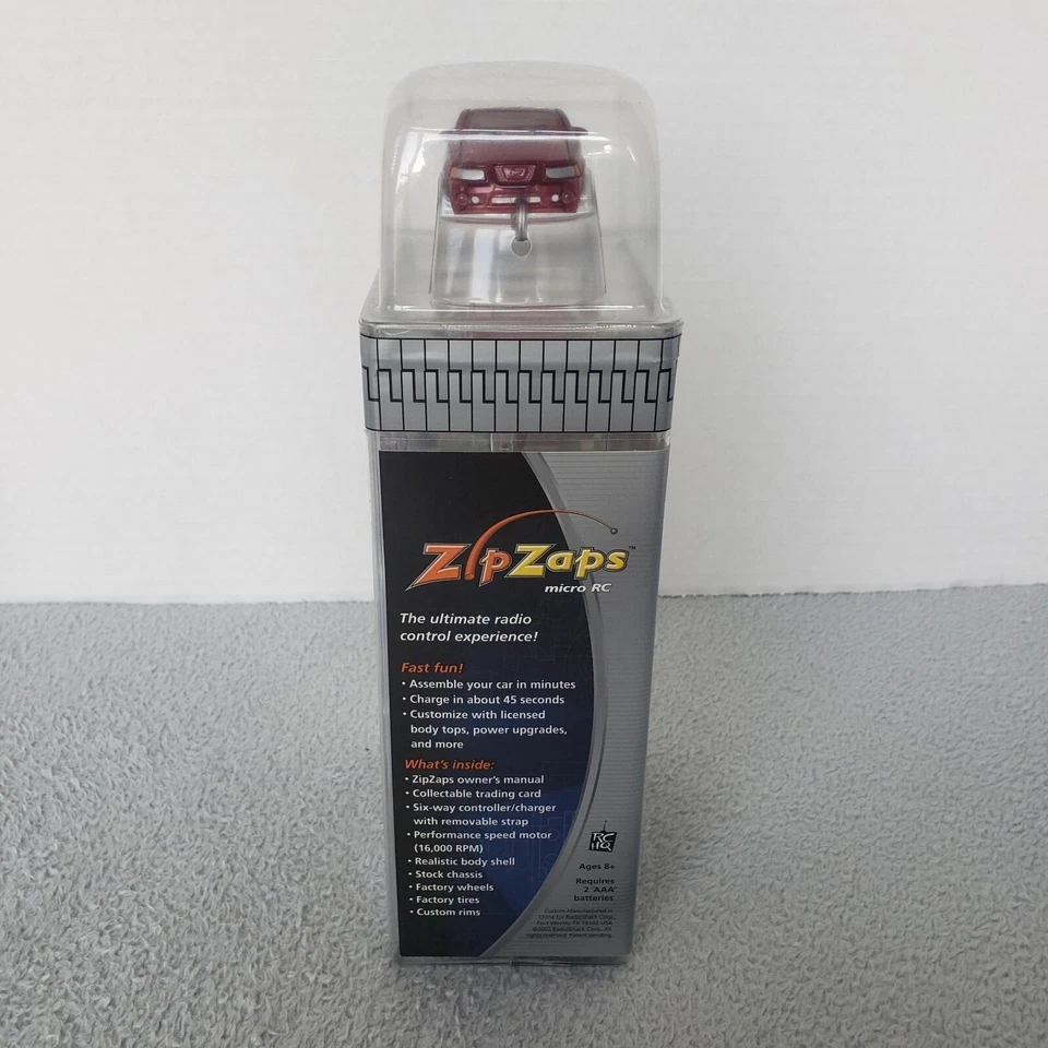 ZIP ZAPS MICRO RC LOT RED MUSTANG SVT COBRA AND GRAND PRIX BARRIER WALL KIT NOS - Image 4 of 4