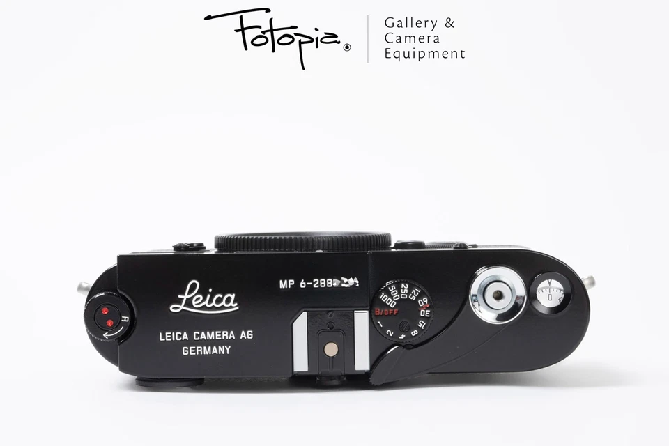 Nuevo en caja Leica MP6 - Pintura negra / 0,72; cámara fotográfica RF de 35 mm (solo 400 piezas) Foto 4 de 4